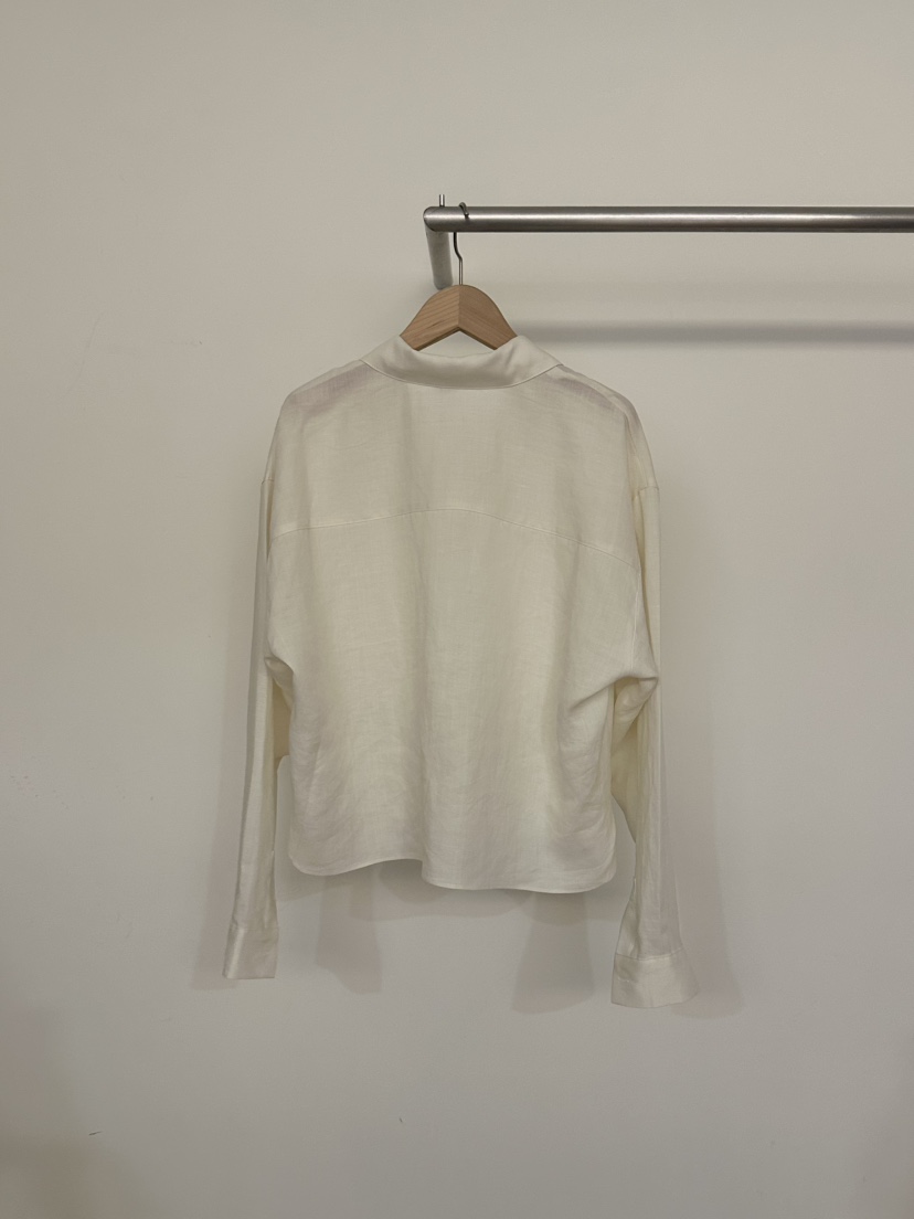 BLENDING-p韓國代購女裝新品推薦職業休閑襯衫蕾絲衫亞麻BLENDING-p襯衫/蕾絲衫