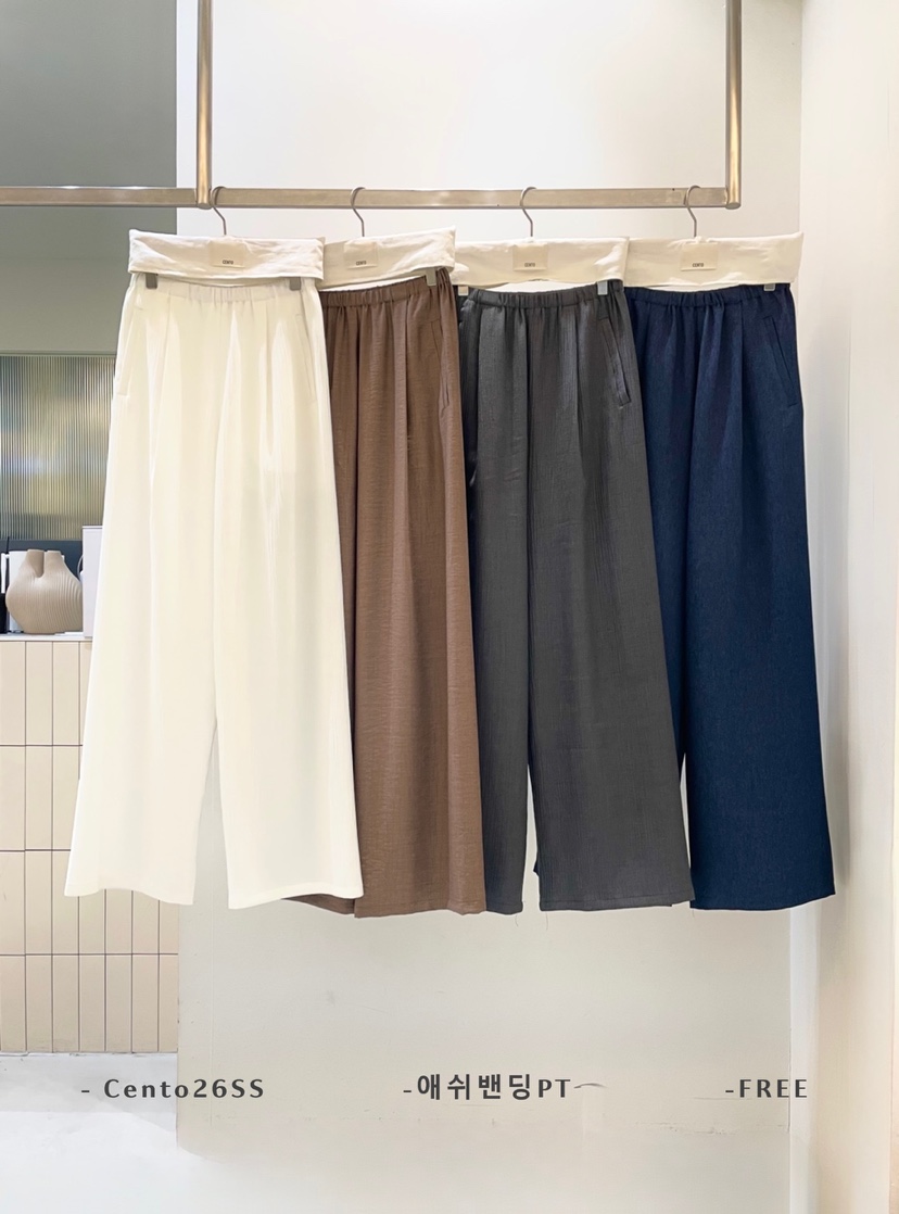 CENTO韓國東大門代購女裝新款時尚休閑推薦人氣26春夏休閑褲CENTO休閑褲