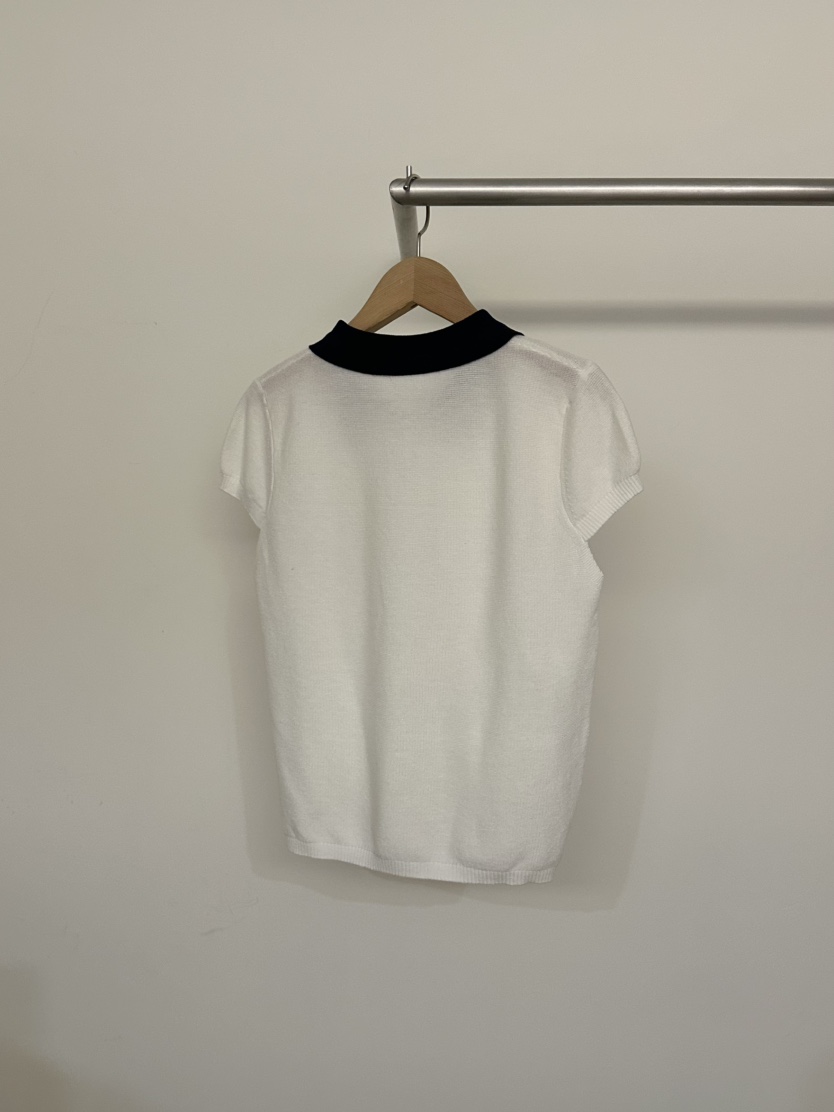 BLENDING-p韓國代購女裝新款熱賣26春夏職業推薦針織衫撞色BLENDING-p針織衫