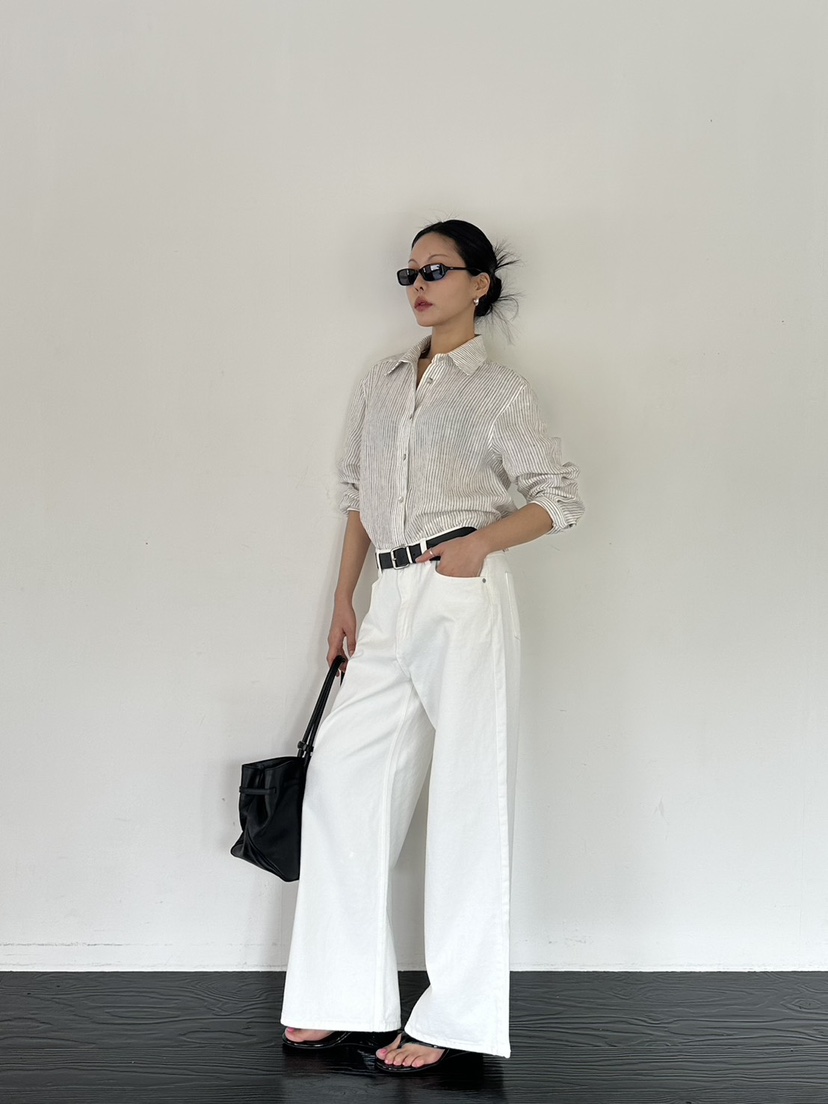 LIMLIMLIM韓國代購女士新品熱賣推薦休閑人氣襯衫蕾絲衫亞麻LIM LIM LIM襯衫/蕾絲衫