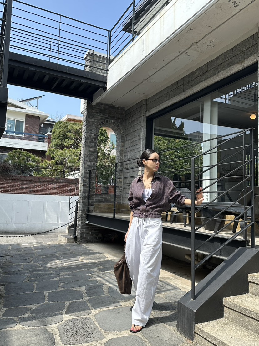 LIMLIMLIM韓國代購女士新品熱賣推薦休閑人氣襯衫蕾絲衫亞麻LIM LIM LIM襯衫/蕾絲衫