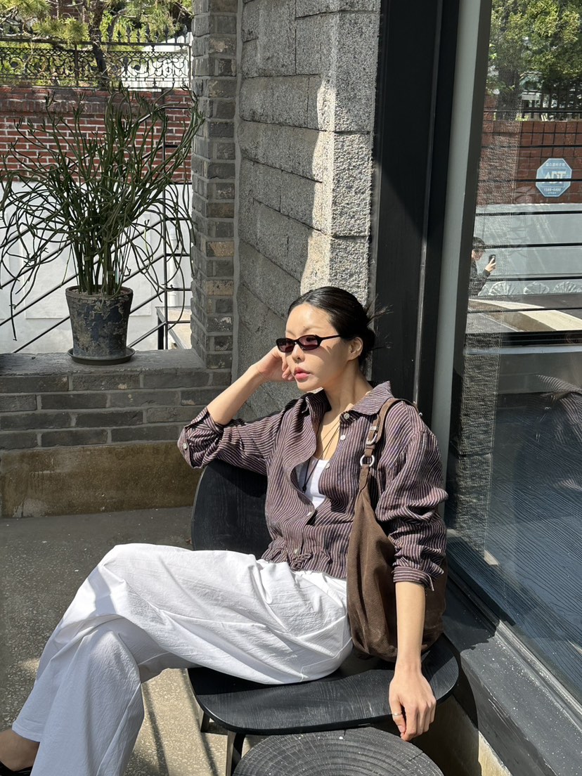 LIMLIMLIM韓國代購女士新品熱賣推薦休閑人氣襯衫蕾絲衫亞麻LIM LIM LIM襯衫/蕾絲衫