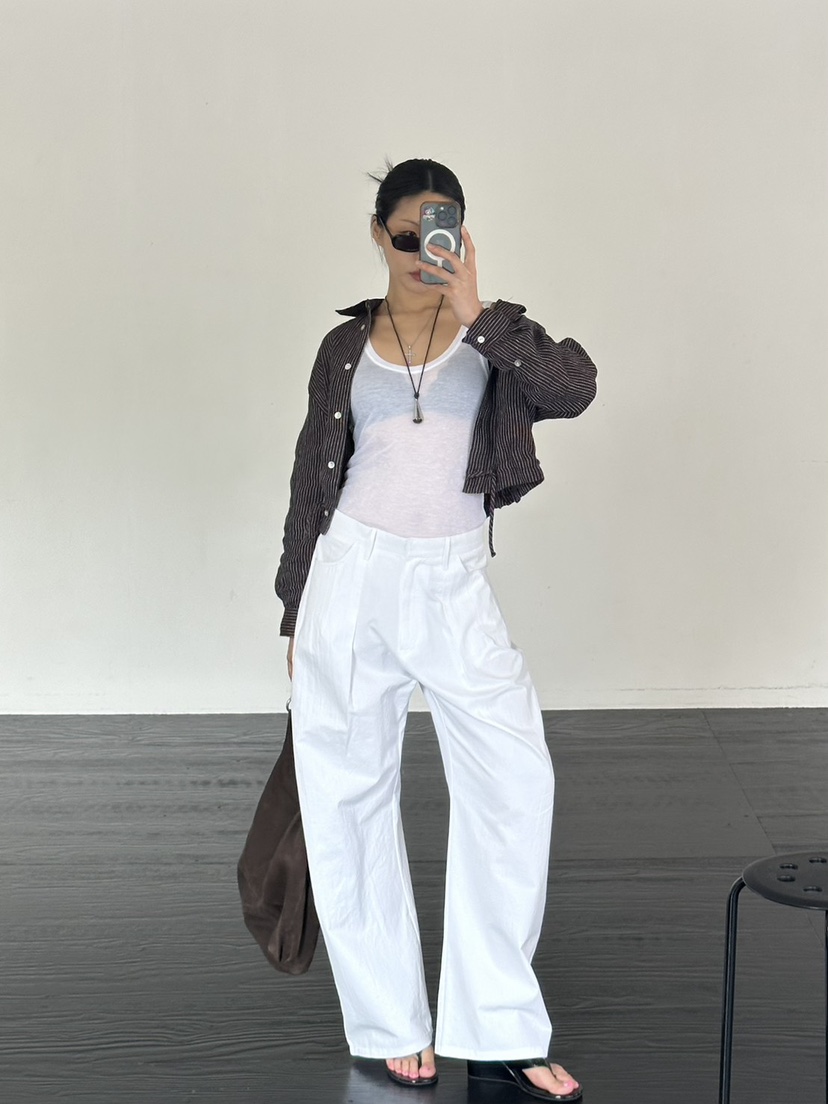 LIMLIMLIM韓國代購女士新品熱賣推薦休閑人氣襯衫蕾絲衫亞麻LIM LIM LIM襯衫/蕾絲衫