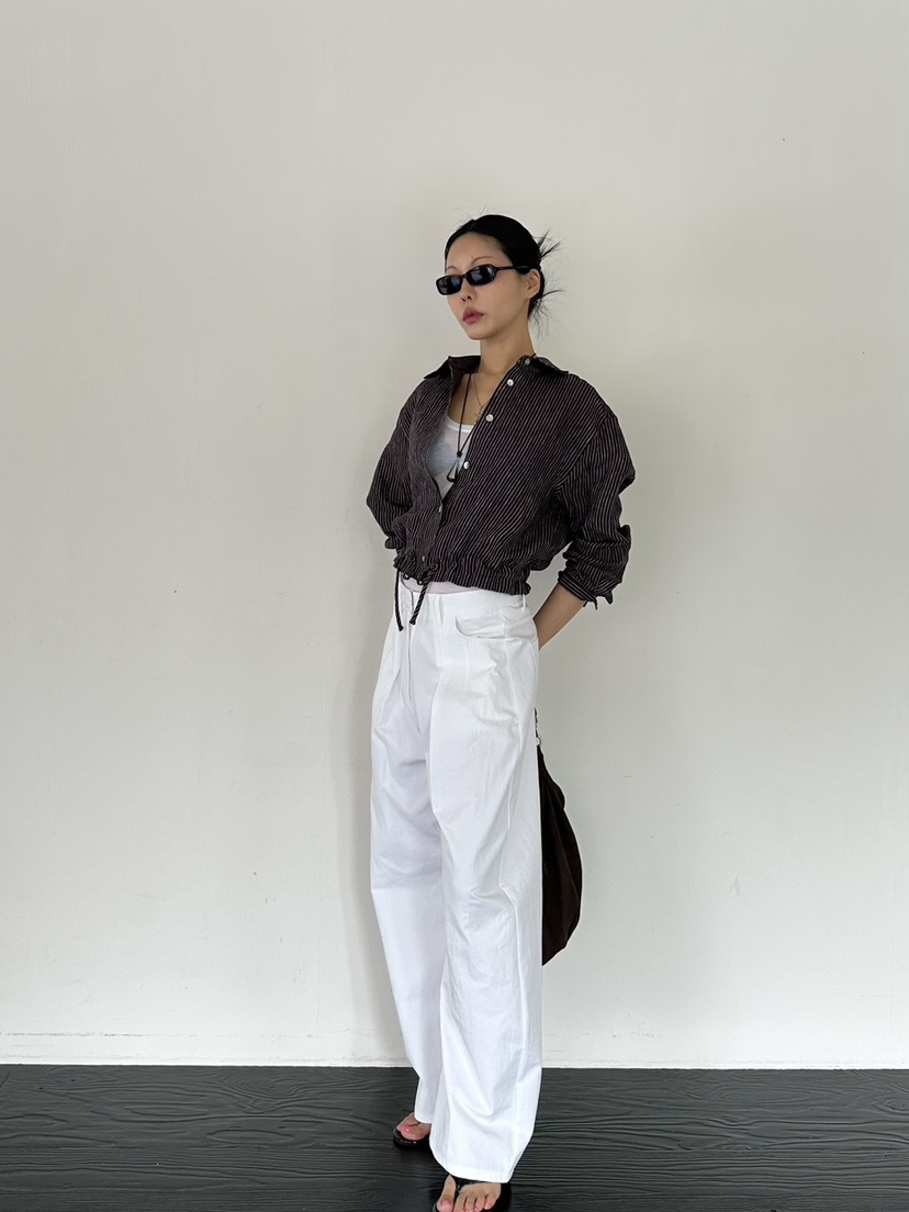 LIMLIMLIM韓國代購女士新品熱賣推薦休閑人氣襯衫蕾絲衫亞麻LIM LIM LIM襯衫/蕾絲衫