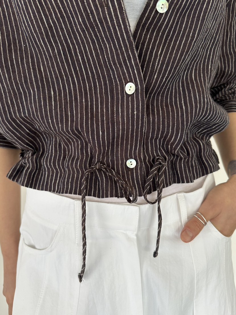 LIMLIMLIM韓國代購女士新品熱賣推薦休閑人氣襯衫蕾絲衫亞麻LIM LIM LIM襯衫/蕾絲衫