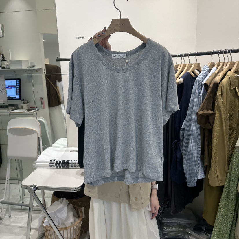 MOWER韓國東大門直郵女裝新品推薦人氣職業時尚休閑熱賣T恤MOWERT恤圖色2