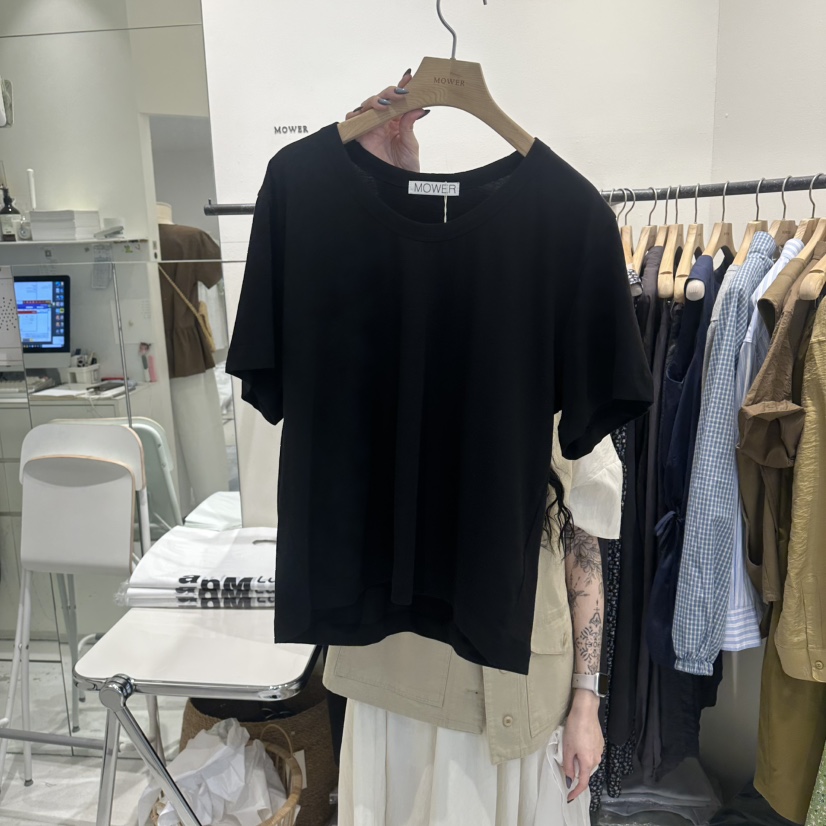 MOWER韓國東大門直郵女裝新品推薦人氣職業時尚休閑熱賣T恤MOWERT恤圖色3