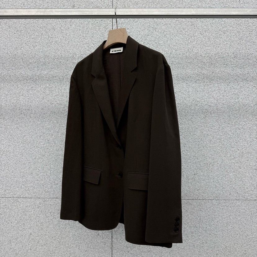 AT THE BAGEL韓國代購女士新款職業人氣熱賣時尚26春夏夾克AT THE BAGEL夾克圖色3棕色