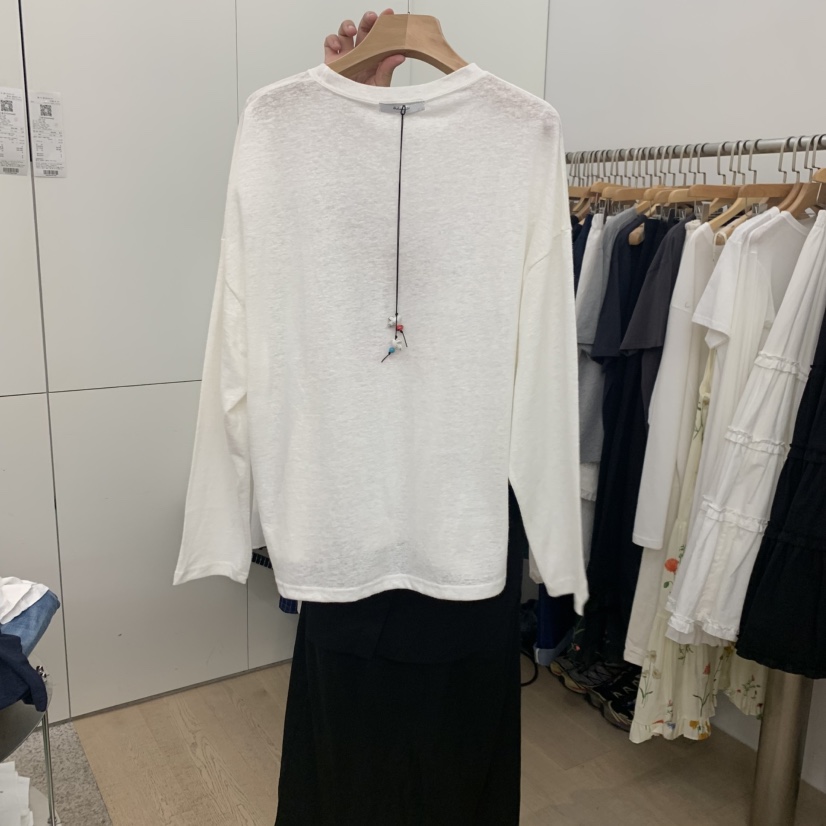 DOHWAJI韓國直郵女裝新款職業時尚推薦熱賣人氣休閑長袖T恤DOHWAJI長袖T恤