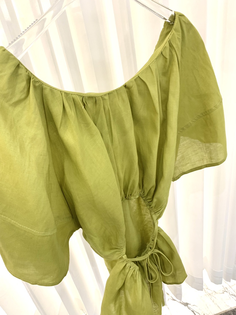 FABRIC韓國東大門直郵女士新款熱賣休閑人氣推薦襯衫蕾絲衫FABRIC襯衫/蕾絲衫