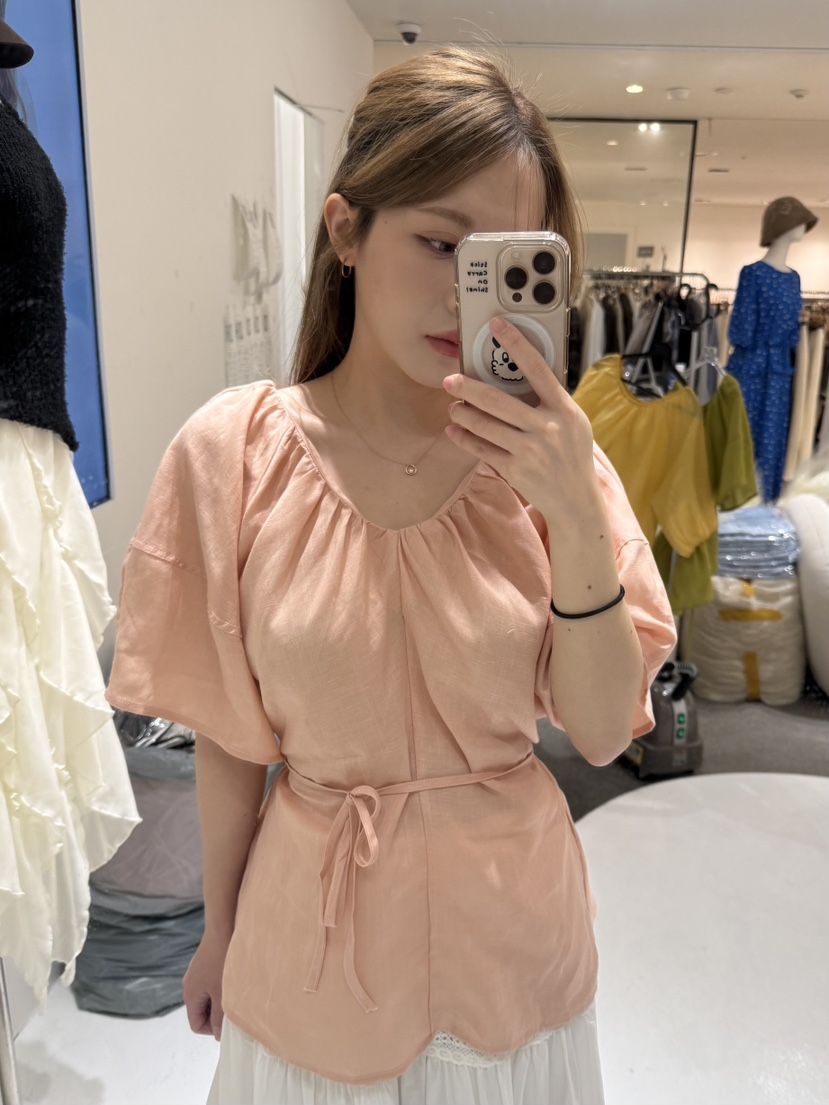 FABRIC韓國東大門直郵女士新款熱賣休閑人氣推薦襯衫蕾絲衫FABRIC襯衫/蕾絲衫