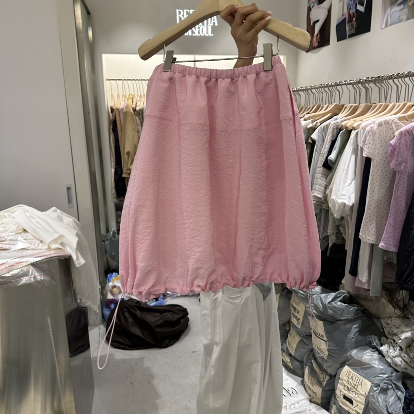 BERTHA韓國直郵實拍女裝新品26春夏職業半身裙中短裙緞面BERTHA半身裙/中短裙