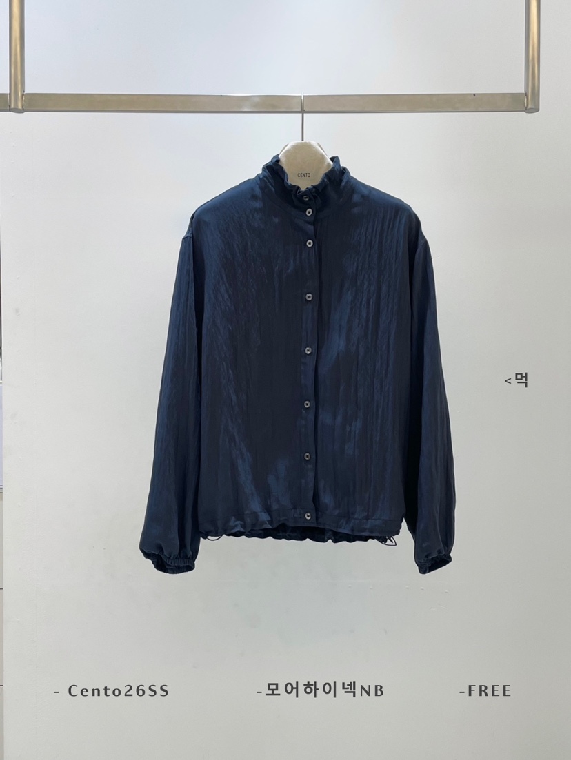 CENTO韓國東大門代購女裝新品人氣推薦時尚襯衫蕾絲衫高領CENTO襯衫/蕾絲衫圖色4墨色