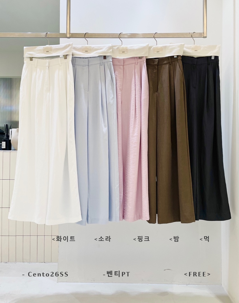 CENTO韓國東大門直郵女裝新品時尚休閑職業推薦熱賣休閑褲CENTO休閑褲
