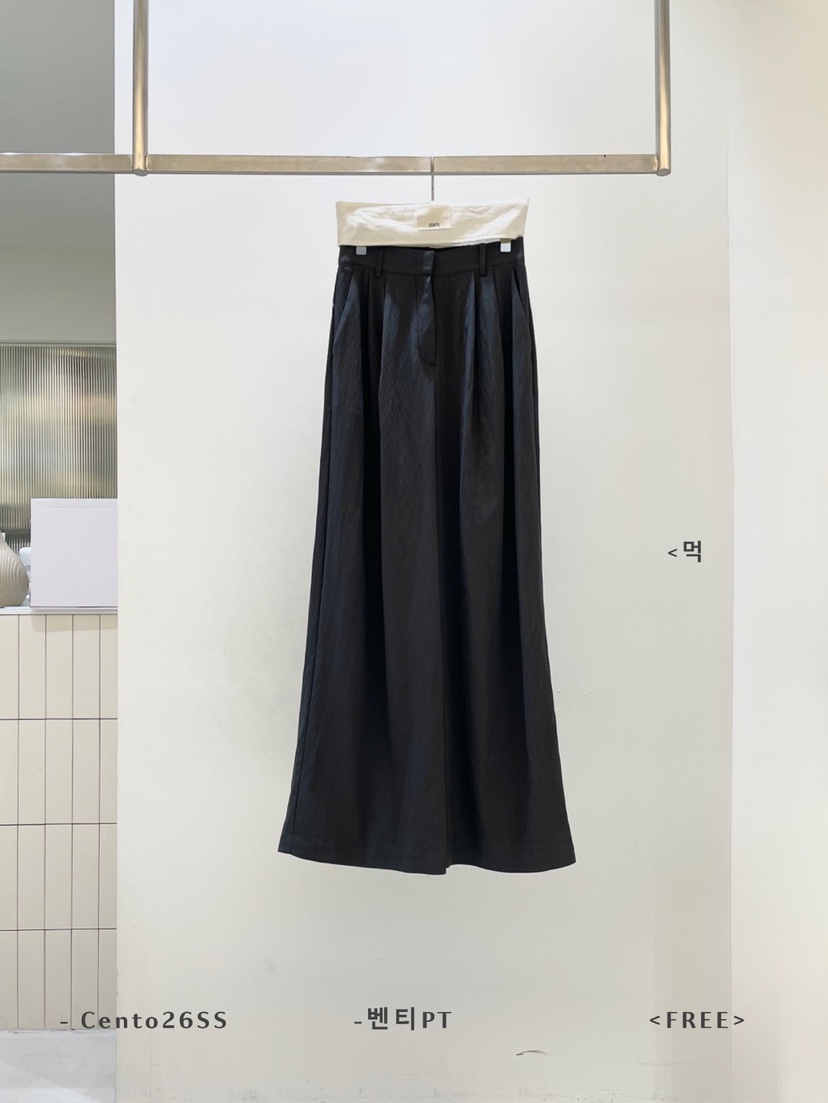 CENTO韓國東大門直郵女裝新品時尚休閑職業推薦熱賣休閑褲CENTO休閑褲圖色5墨色