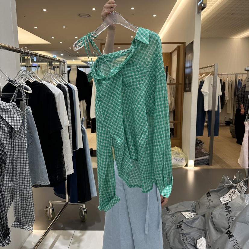 JENNIE韓國東大門直郵女裝新款26春夏人氣推薦襯衫蕾絲衫JENNIE/VENEFIT襯衫/蕾絲衫圖色2