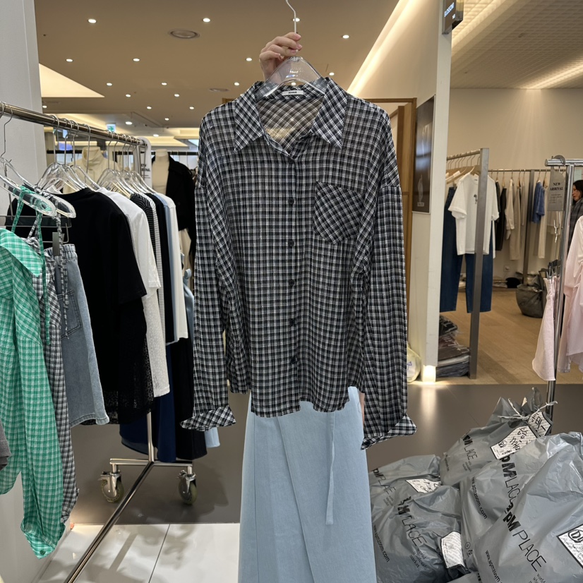 JENNIE韓國東大門直郵女裝新款26春夏人氣推薦襯衫蕾絲衫JENNIE/VENEFIT襯衫/蕾絲衫圖色3