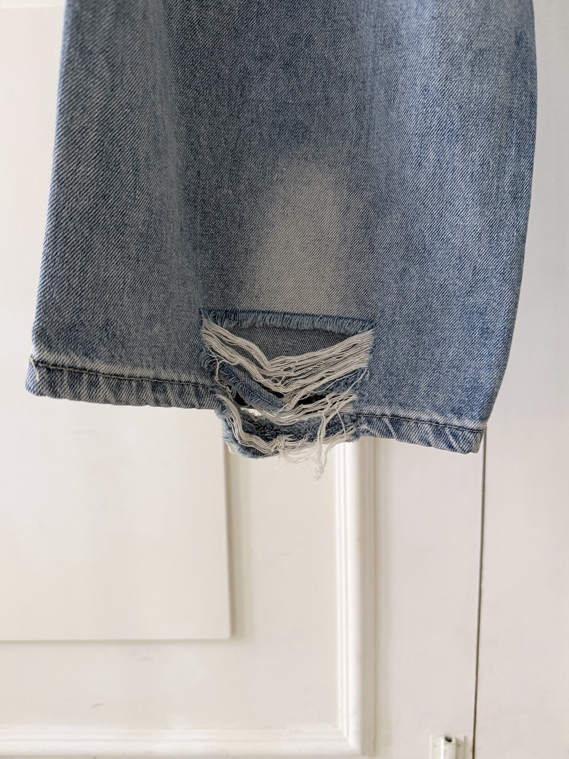 CLOTH韓國東大門代購女裝新款人氣時尚熱賣牛仔褲水洗牛仔布CLOTH牛仔褲