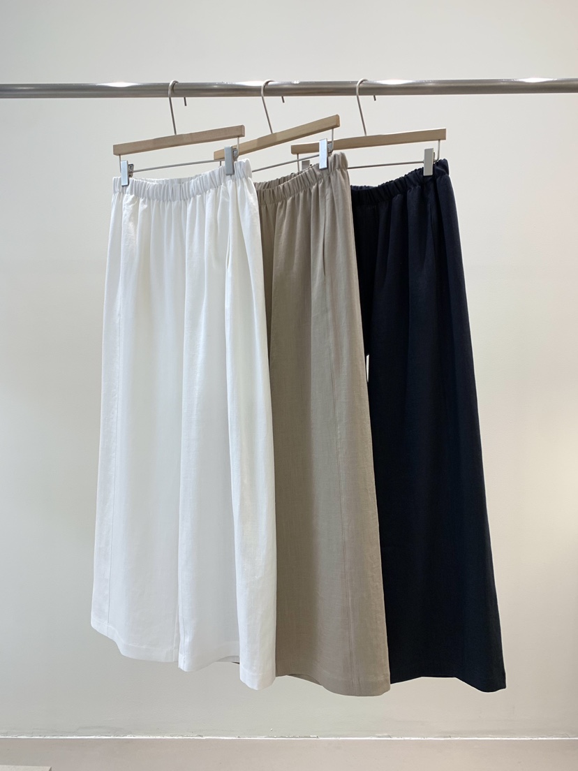 KNOCK韓國直郵女裝新款26春夏休閑熱賣推薦職業休閑褲亞麻布KNOCK休閑褲