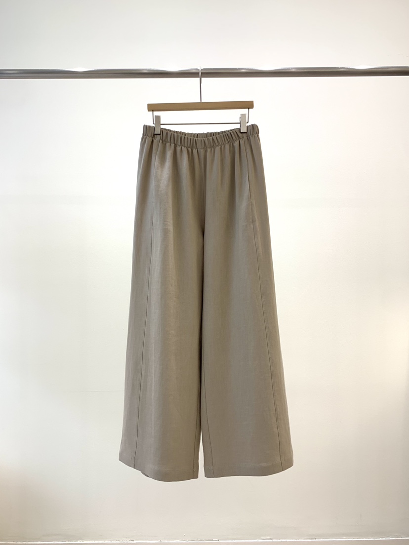 KNOCK韓國直郵女裝新款26春夏休閑熱賣推薦職業休閑褲亞麻布KNOCK休閑褲圖色2