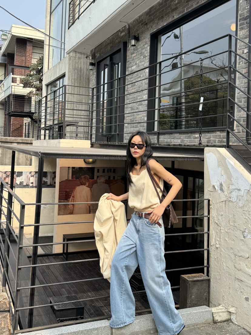 LIMLIMLIM韓國直郵女裝新款推薦休閑熱賣人氣職業吊帶背心LIM LIM LIM吊帶/背心