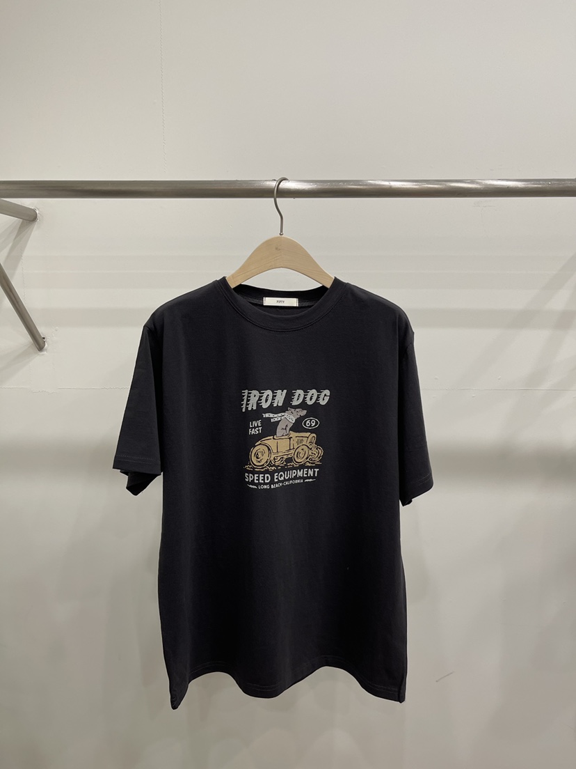 FIFTY韓國東大門代購女裝新品休閑26春夏人氣推薦時尚T恤FIFTYT恤圖色2