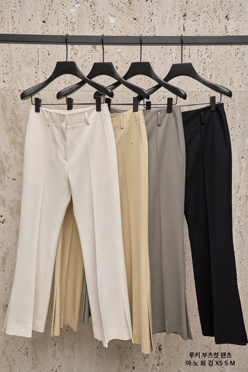 BLOSSOM韓國東大門代購女裝新品熱賣職業26春夏休閑褲喇叭BLOSSOM休閑褲