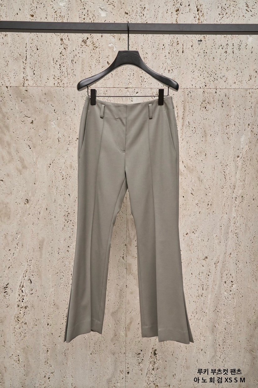 BLOSSOM韓國東大門代購女裝新品熱賣職業26春夏休閑褲喇叭BLOSSOM休閑褲圖色3