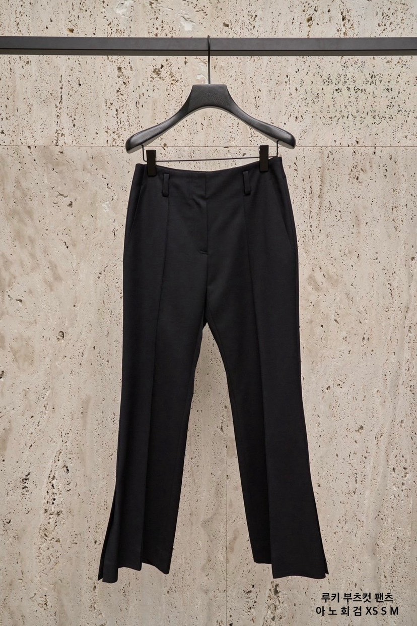 BLOSSOM韓國東大門代購女裝新品熱賣職業26春夏休閑褲喇叭BLOSSOM休閑褲圖色4