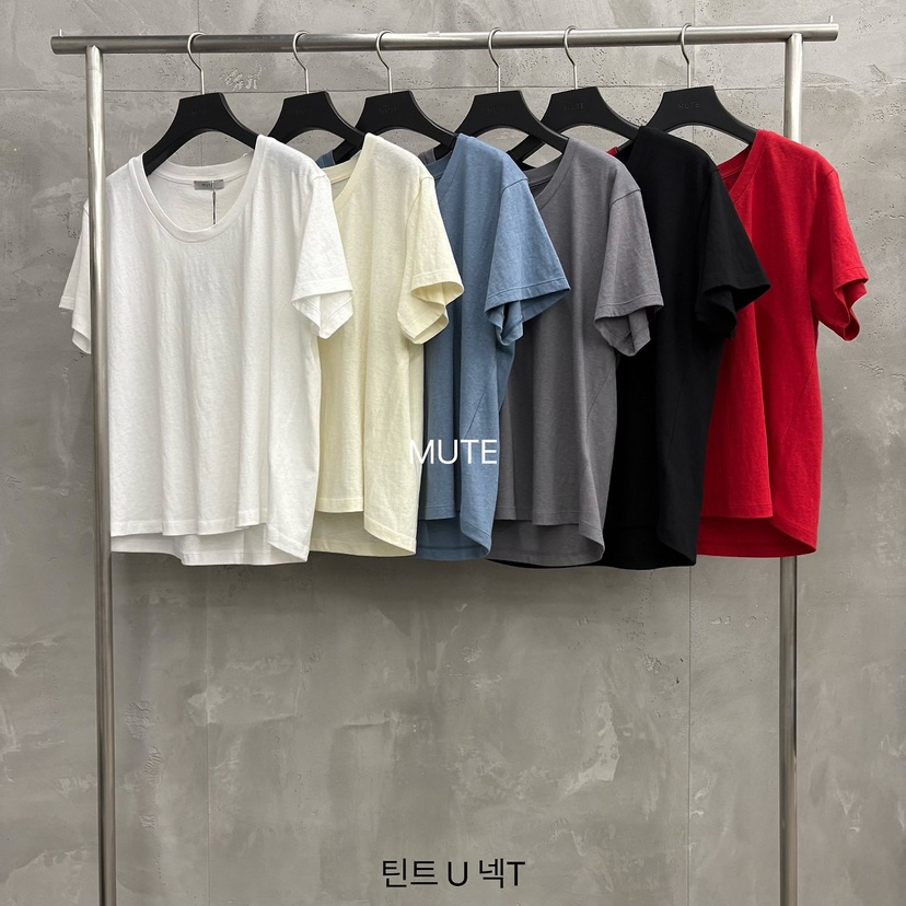 MUTE-P韓國直郵女士新品熱賣時尚26春夏休閑推薦人氣T恤MUTET恤