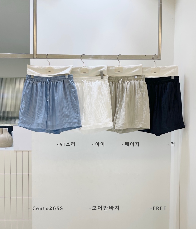 CENTO韓國東大門代購女士新品時尚職業推薦熱賣26春夏短褲CENTO短褲