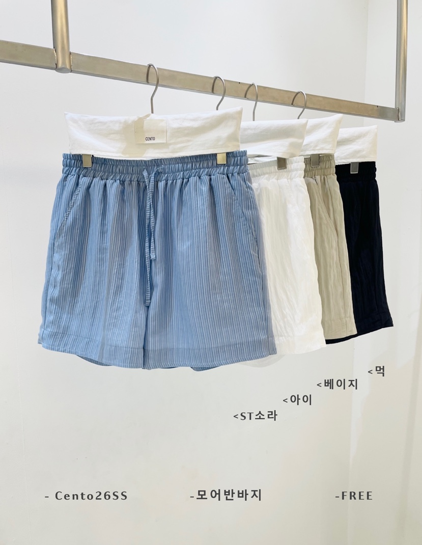 CENTO韓國東大門代購女士新品時尚職業推薦熱賣26春夏短褲CENTO短褲