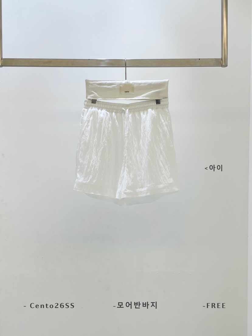 CENTO韓國東大門代購女士新品時尚職業推薦熱賣26春夏短褲CENTO短褲圖色2