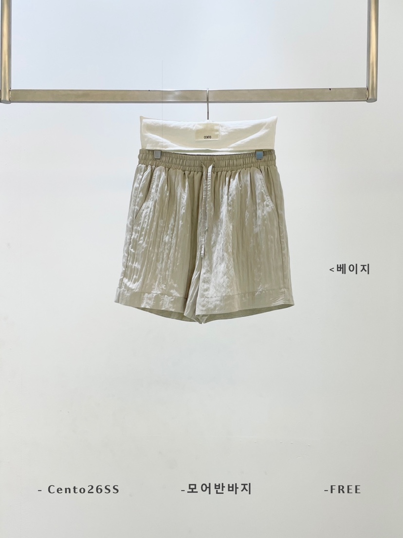 CENTO韓國東大門代購女士新品時尚職業推薦熱賣26春夏短褲CENTO短褲圖色3