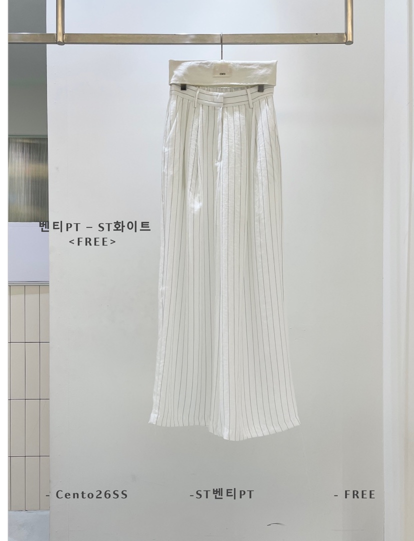 CENTO韓國代購女士新品推薦26春夏人氣休閑時尚熱賣休閑褲CENTO休閑褲圖色1白色