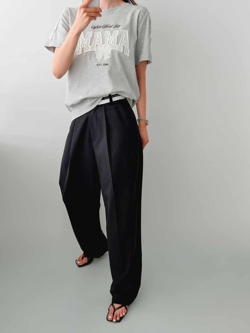 IAAN韓國直郵實拍女裝新款休閑推薦時尚職業26春夏休閑褲iaAn休閑褲