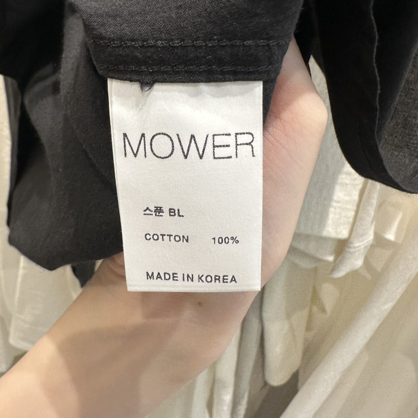 MOWER韓國直郵女裝新品熱賣休閑職業推薦26春夏襯衫蕾絲衫MOWER襯衫/蕾絲衫