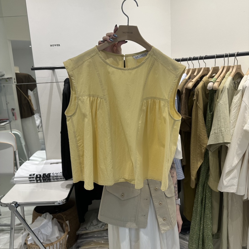 MOWER韓國直郵女裝新品熱賣休閑職業推薦26春夏襯衫蕾絲衫MOWER襯衫/蕾絲衫圖色2