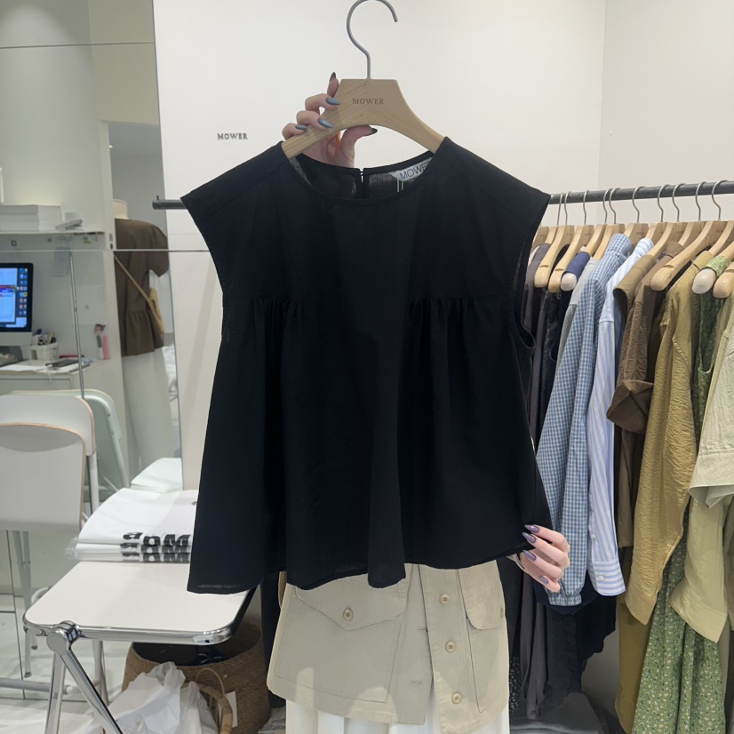 MOWER韓國直郵女裝新品熱賣休閑職業推薦26春夏襯衫蕾絲衫MOWER襯衫/蕾絲衫圖色3