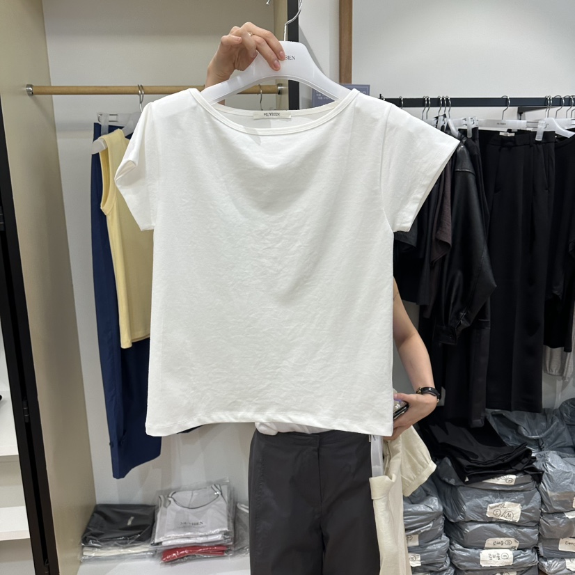 MUYBIEN韓國東大門直郵女士新款人氣時尚休閑職業熱賣T恤MUYBIENT恤圖色1