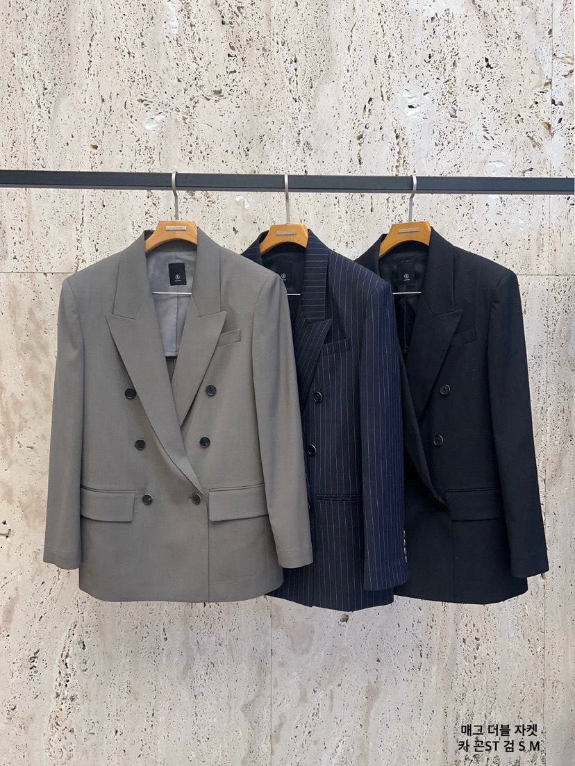 BLOSSOM韓國東大門代購女裝新品推薦職業人氣休閑夾克雙層BLOSSOM夾克