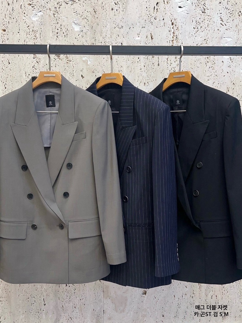 BLOSSOM韓國東大門代購女裝新品推薦職業人氣休閑夾克雙層BLOSSOM夾克