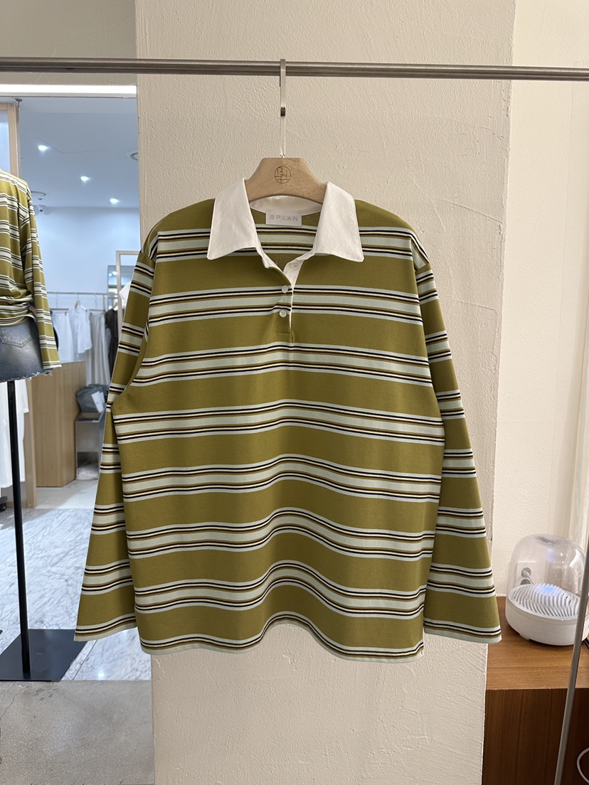 BPLAN韓國直郵實拍女裝新品推薦時尚休閑熱賣人氣長袖T恤BPLAN長袖T恤圖色2