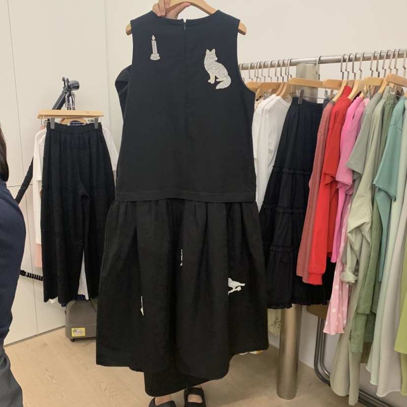 DOHWAJI韓國直郵實拍女士新品休閑時尚26春夏推薦連衣裙刺繡DOHWAJI連衣裙