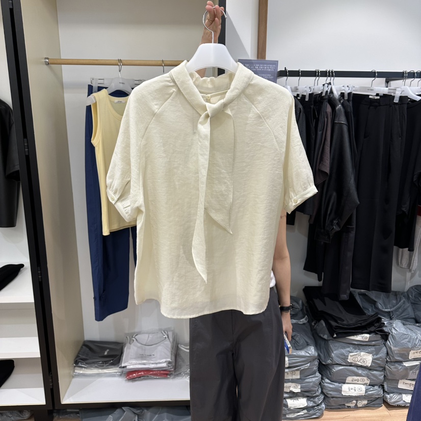 MUYBIEN韓國東大門代購女士新品熱賣推薦職業休閑襯衫蕾絲衫MUYBIEN襯衫/蕾絲衫