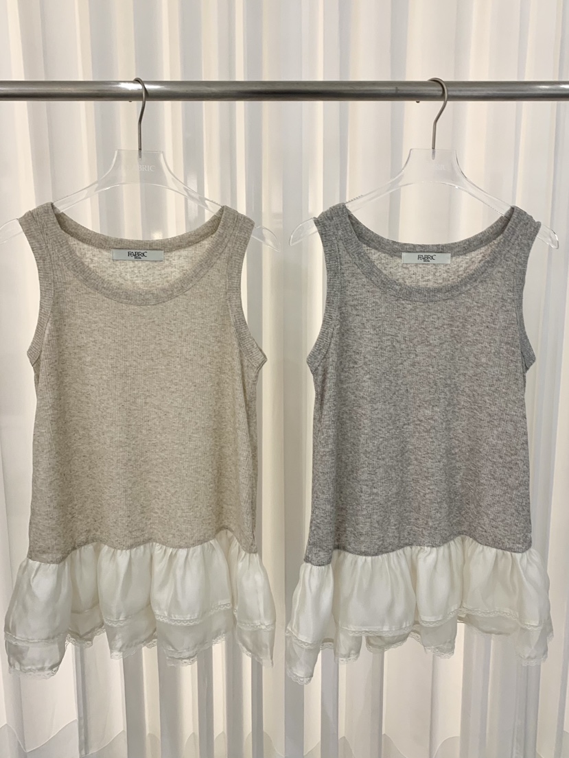 FABRIC韓國直郵實拍女士新品推薦熱賣26春夏時尚吊帶背心FABRIC吊帶/背心