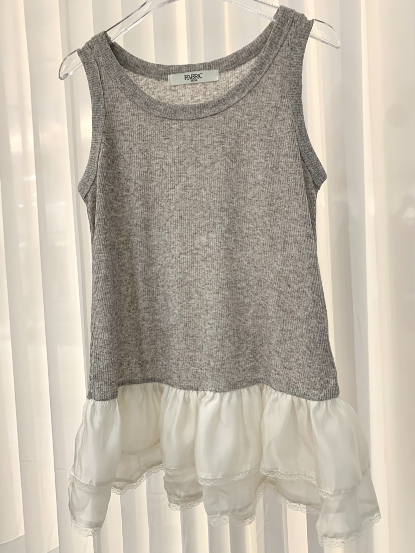 FABRIC韓國直郵實拍女士新品推薦熱賣26春夏時尚吊帶背心FABRIC吊帶/背心