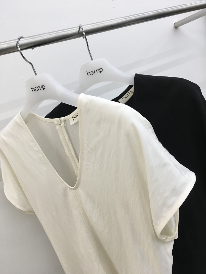 HEMP-P韓國東大門直郵女裝新品推薦職業26春夏襯衫蕾絲衫U領hemp襯衫/蕾絲衫