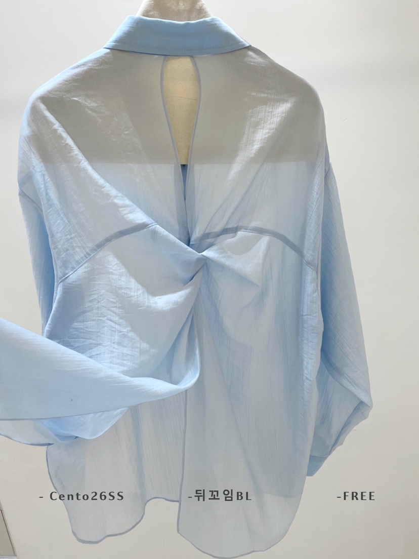 CENTO韓國直郵女裝新品職業時尚推薦人氣熱賣休閑襯衫蕾絲衫CENTO襯衫/蕾絲衫