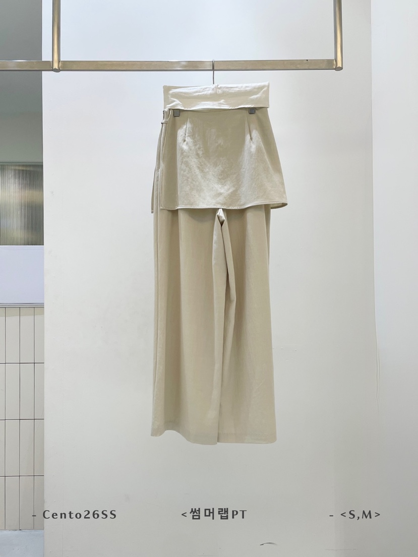 CENTO韓國直郵實拍女士新款推薦熱賣26春夏時尚休閑人氣裙褲CENTO裙褲